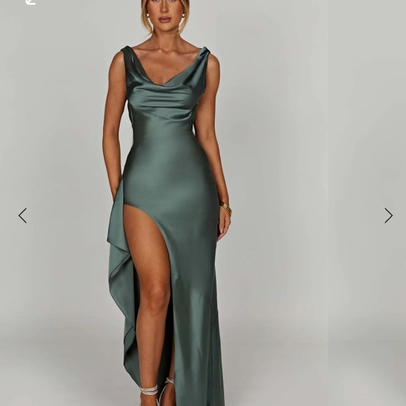 knee length dresses for ladies Cydney Beaded Maxi Dress main image 1